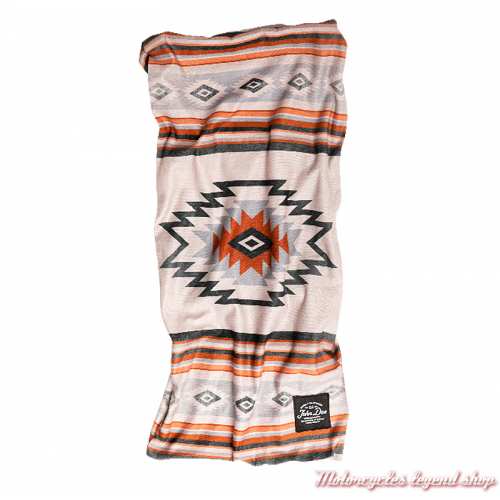 Tour de cou Chicano John Doe, microfibre, orange, beige, JDT7004