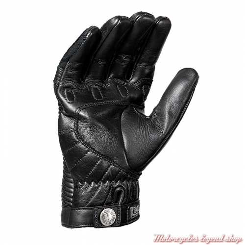 Gants Durango Black/Black John Doe, cuir et coton, paume, CE, JDG7025