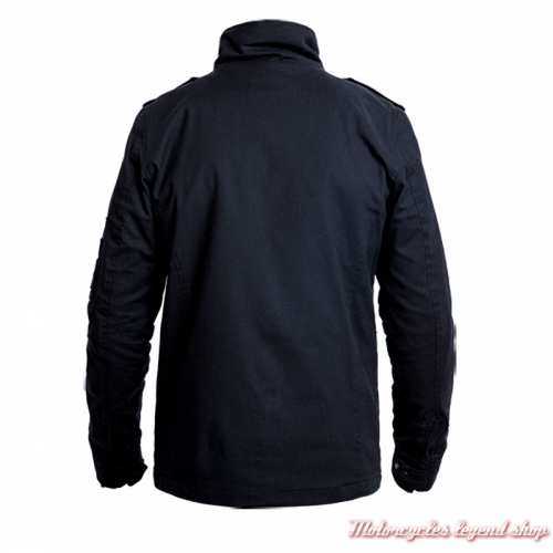 Veste Explorer Black-XTM John Doe homme, twill coton, protections coudes épaules, dos, J3001