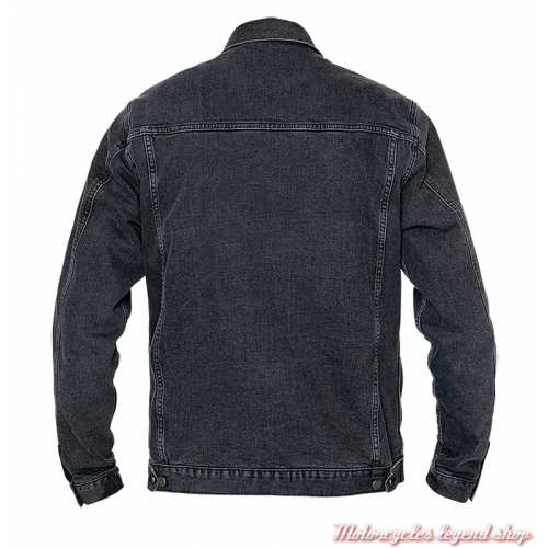 Veste denim black Maverick XTM John Doe homme, protections coudes épaules, dos, J5001