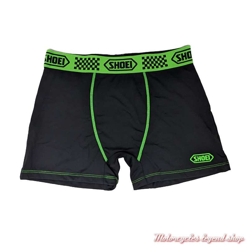 Boxer Green Shoei homme, polyester, coton, noir, 33010313
