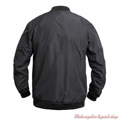 Blouson Flight Black XTM John Doe homme, nylon, CE, protections coudes épaules, dos, JDF5001