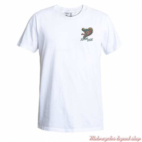 T- shirt Snake II White John Doe homme
