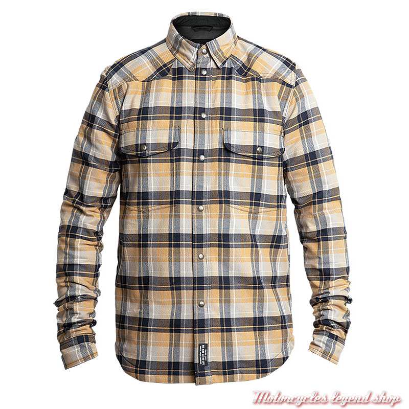 Chemise John W. Nordstrom Homme Taille XL - Gun Club Check - Couleurs Automne Tan, Cramoisi, Marine