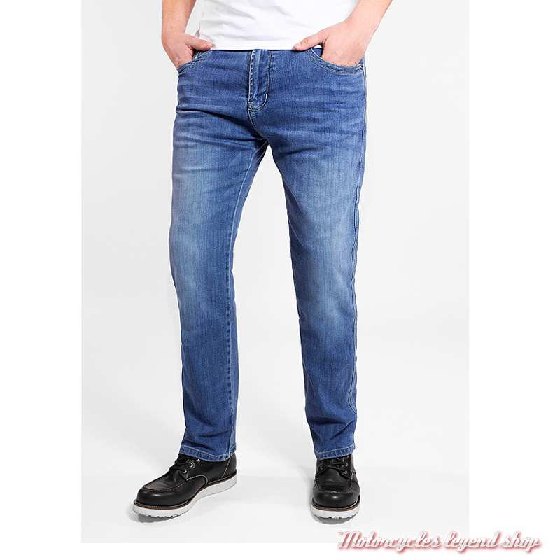 Jeans doublé Original Light blue used John Doe homme,protections genoux et hanches, JDD2005