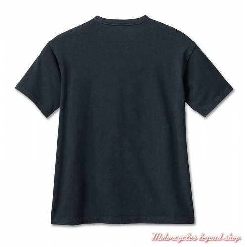 T- shirt Rose Racer Harley-Davidson femme, noir, manches courtes, coton, dos, 96484-24VW