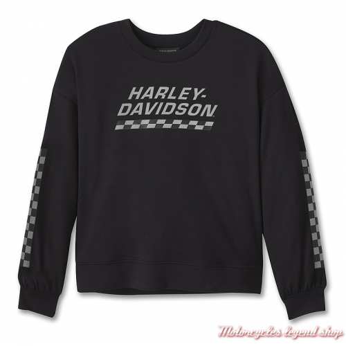 Top Racing Scuba noir Harley-Davidson femme