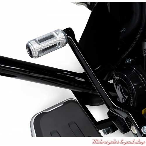 Pédale de sélecteur de vitesse Switchback Harley-Davidson, alu brut et brillant, visuel, 33600412