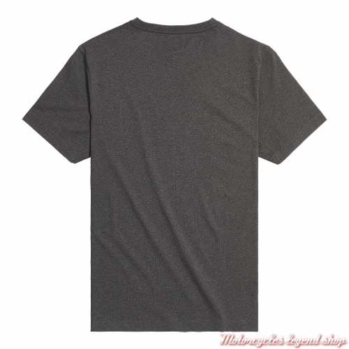 Tee-shirt Cartmel gris homme Triumph, manches courtes, coton, dos, MTSS224104