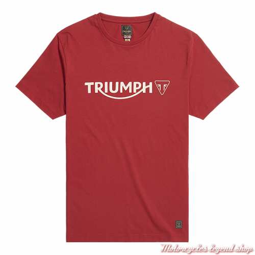 Tee-shirt Cartmel rouge homme Triumph