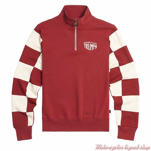 Sweatshirt Prewitt rouge/blanc homme Triumph