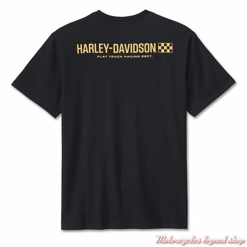 Tee-shirt Trophy Harley-Davidson homme, noir, coton, manches courtes, dos, 96430-24VM 