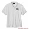 Polo Bar & Shield blanc Harley-Davidson homme, manches courtes, coton, poly, 99186-24VM