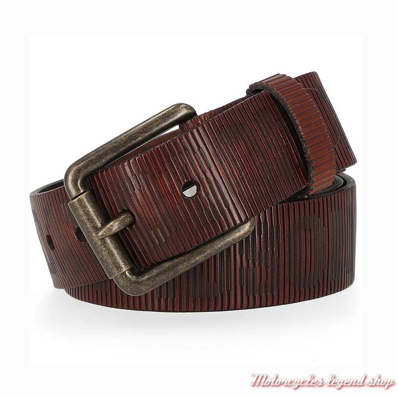 Ceinture cuir cognac Harley-Davidson homme Motorcycles Legend shop