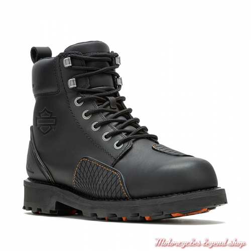 Chaussures à lacets Shrader Harley-Davidson homme, noir, waterproof, D97260