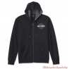 Sweatshirt Spirit Of Freedom Harley-Davidson homme, noir, zip, capuche, aigle, coton, poly, 96523-24VM