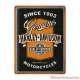 Plaque métal Genuine Motorcycles Ribbon Harley-Davidson