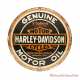 Plaque métal Oil Round Harley-Davidson