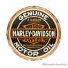 Plaque métal Oil Round Harley-Davidson