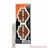 Stickers Bar & Shield orange Harley-Davidson