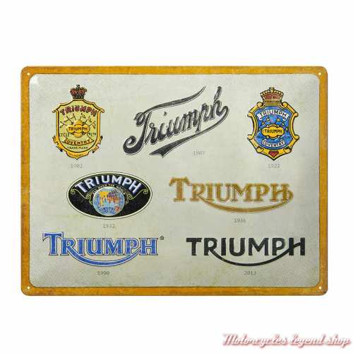 Plaque métal Lineage Triumph 30 x 40 cm MLMA24910