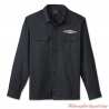 Chemise Wrench Crew Mechanics Harley-Davidson homme, manches longues, noir, coton, 96037-25VM
