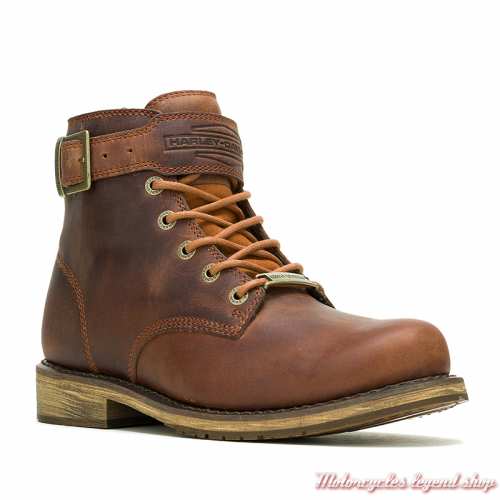 Chaussures Vintage Moto marron Harley-Davidson homme