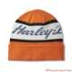 Bonnet Script orange Harley-Davidson