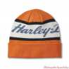 Bonnet Script orange Harley-Davidson
