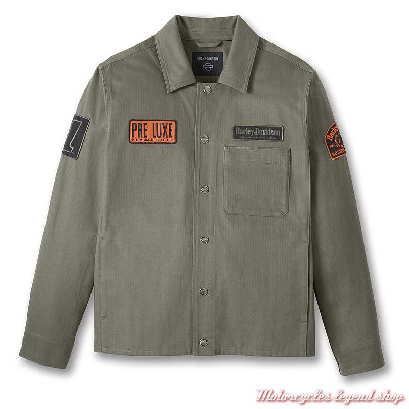 Shirt Jacket Surchemise Harley Davidson SURCHEMISE WORKING MAN