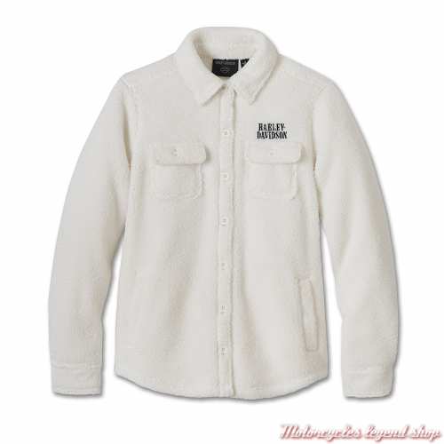 Surchemise Sherpa Harley-Davidson femme