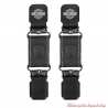 Clips bottes-pantalon cuir noir Harley-Davidson