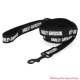 Laisse noire pour chien Harley-Davidson