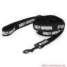 Laisse noire pour chien Harley-Davidson