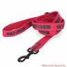 Laisse rose pour chien Harley-Davidson