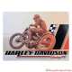 Plaque métal Beach Racer Harley-Davidson