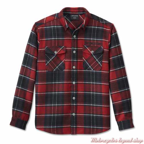 Chemise à carreaux Premium Harley-Davidson homme