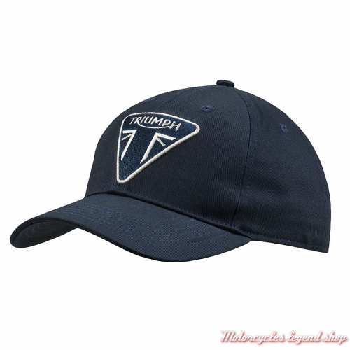 Casquette Norfolk navy Triumph coton, réglable, MCAS25209