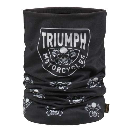 Tour de cou Piston Rich Triumph skull, noir, polyester, MTUS25405