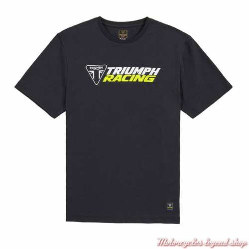 Tee-shirt Racing noir homme Triumph