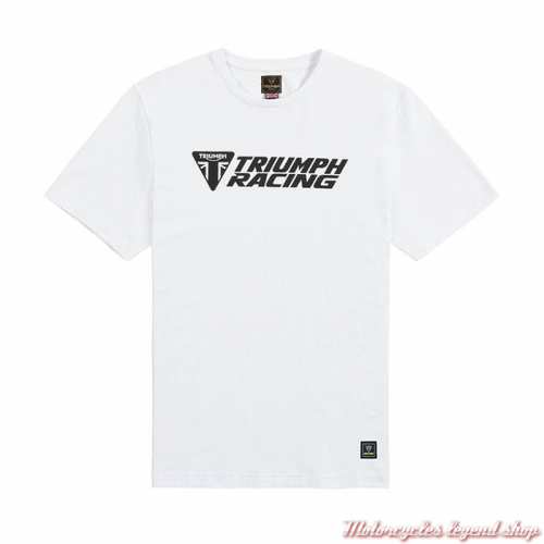 Tee-shirt Racing blanc homme Triumph