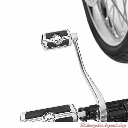 Embout de sélecteur Willie G Skull Harley-Davidson chrome, visuel, 34689-04