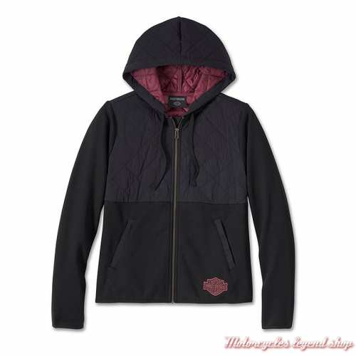 Veste Shadow Harley-Davidson femme, noir, 96104-24VW 
