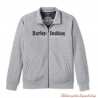 Sweatshirt Darting Harley-Davidson homme, gris, intérieur sherpa, poly et coton, 96177-24VM 
