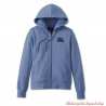 Sweatshirt Bar & Shield Harley-Davidson femme, zippé, à capuche, bleu, coton, 96899-23VW