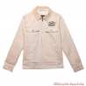 Blouson zippé Mechanic Canvas Harley-Davidson femme, écru, col velours, 97416-23VW