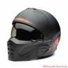 Casque Ulra 2 en 1 Harley-Davidson, noir mat, orange, masque amovible, 97148-25EX
