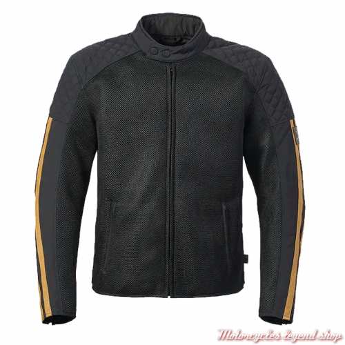 Blouson mesh Braddan Gold Triumph homme, noir, gold, MTES25302