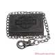 Portefeuille chaine Burnished B&S tri-fold Harley-Davidson
