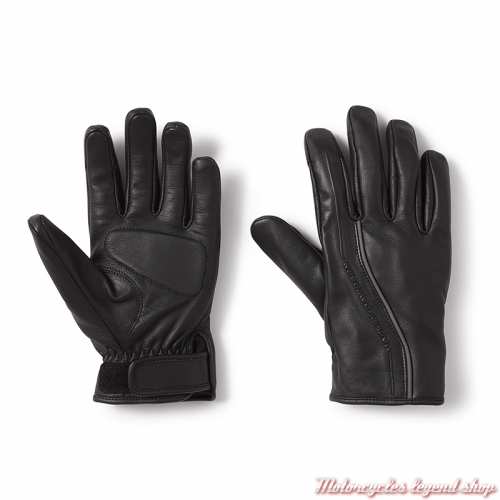 Gants cuir Waterproof Harley-Davidson femmenoir, réfléchissant, 98128-25VW